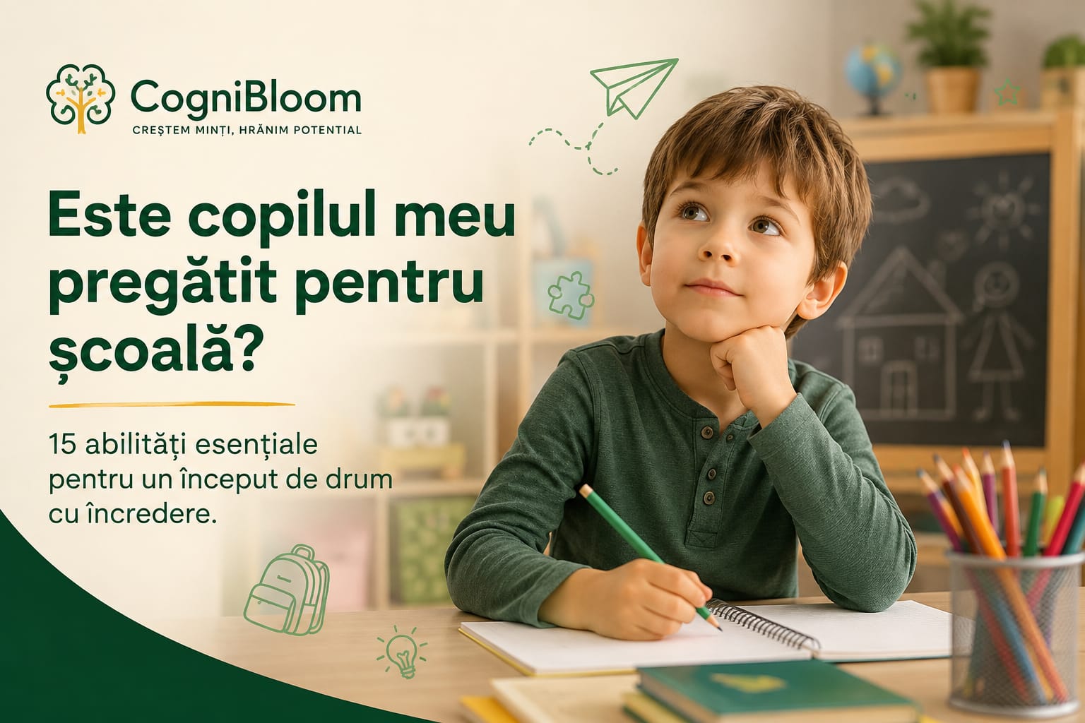 Copilul meu este pregătit pentru școală? Cele 15 abilități care contează mai mult decat sa stie litere si cifre.